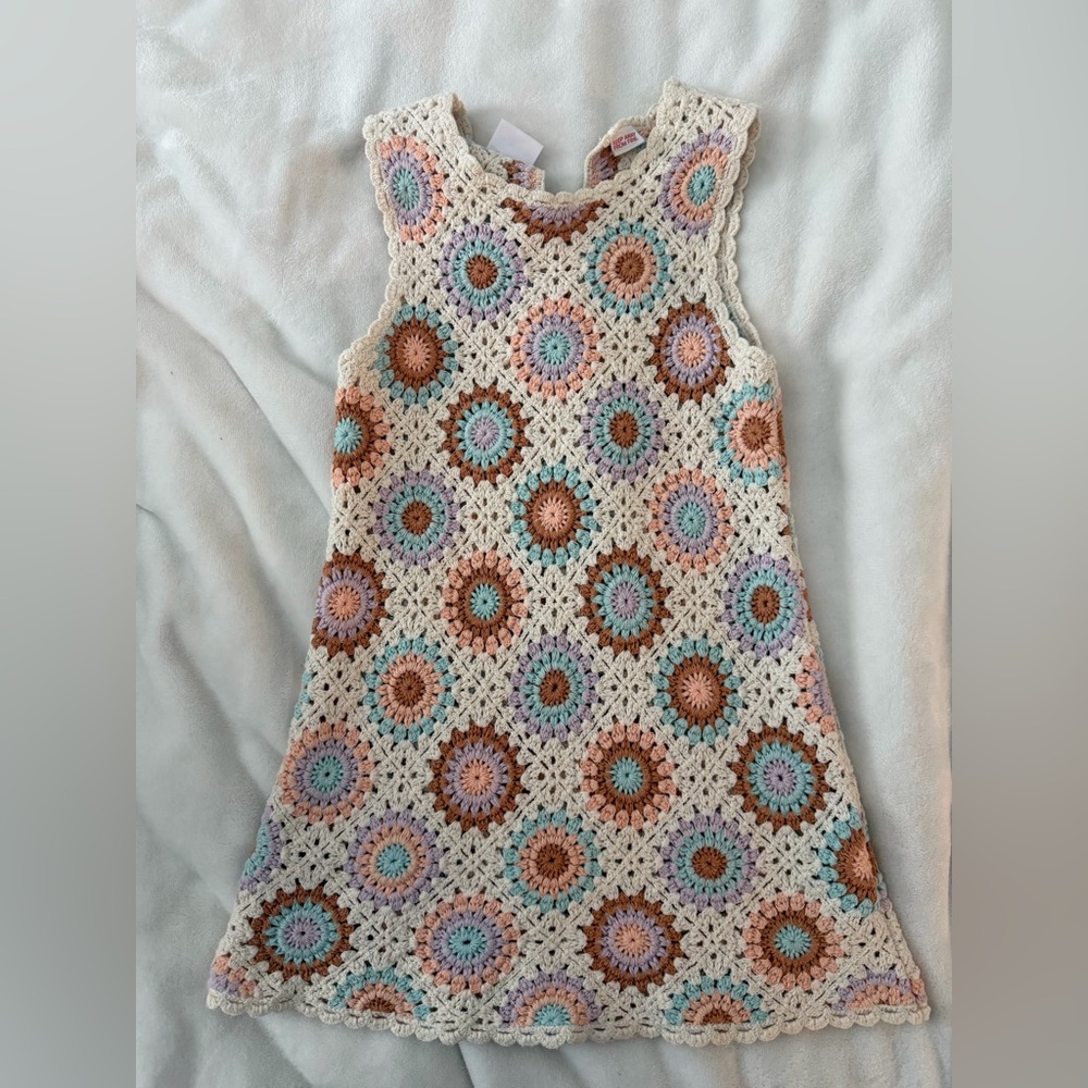 Zara Girls Crochet Beach Coverup